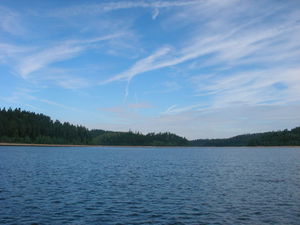 Tour du lac de Pierre-Percée