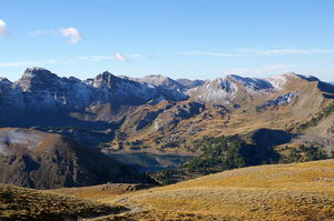 Mont Pelat et lac d'Allos