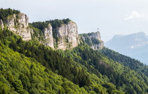 Croix du Nivolet depuis Pragondran