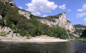 Gorges de l'Ardèche from Les Crottes