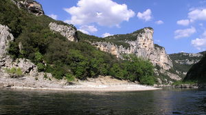 Gorges de l'Ardèche from Les Crottes