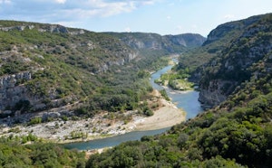 Gorges du Gardon from Collias