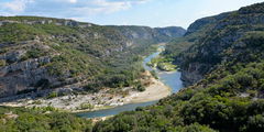 Gorges du Gardon from Collias
