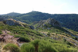 Crêts du Pilat depuis l'Œillon