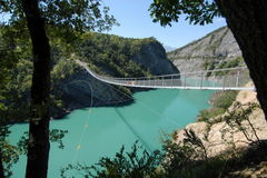 Himalayan footbridges of Lac de Monteynard