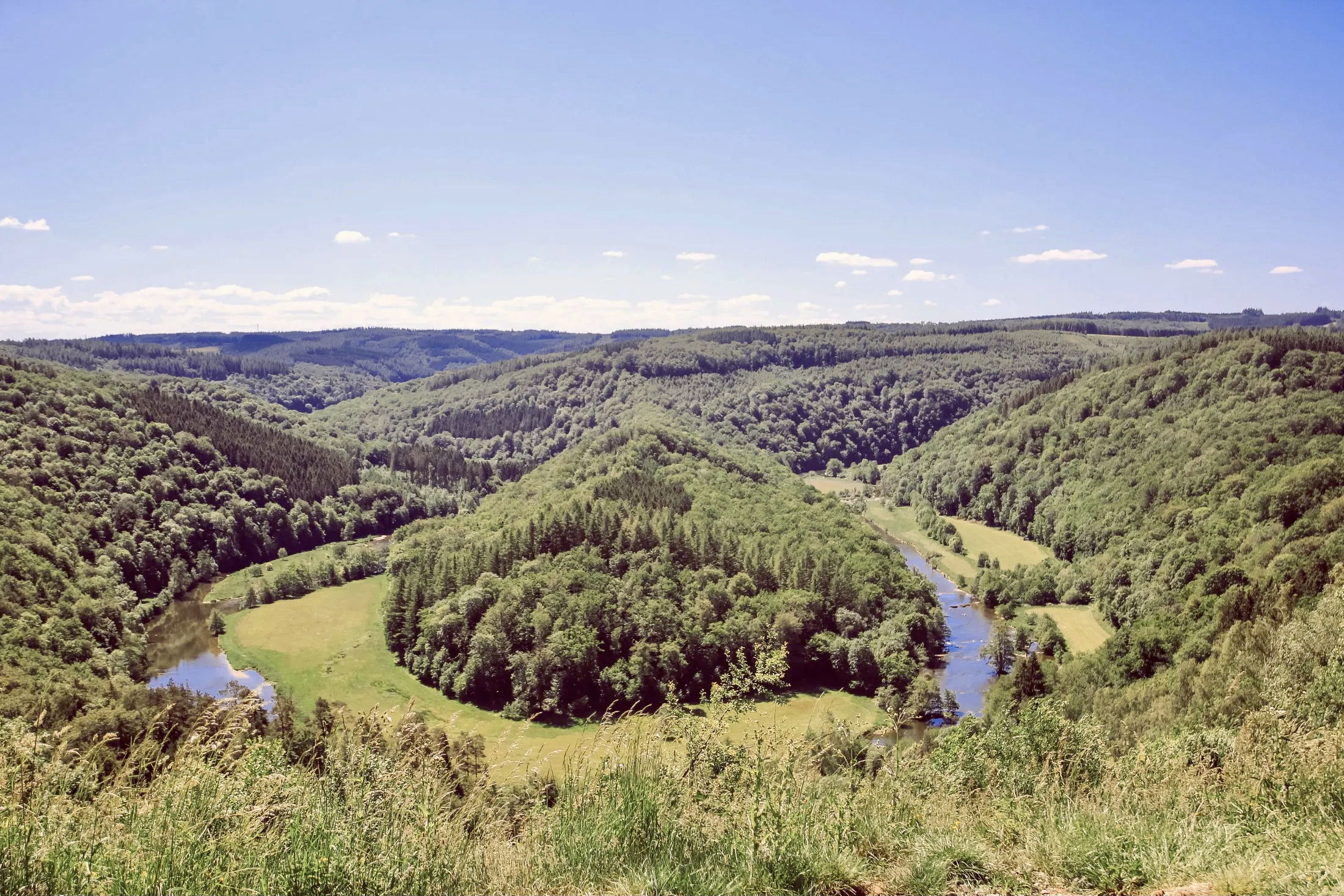 Tombeau du Géant from Bouillon Hika Trail