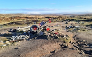 The Crashed Plane and Higher Shelf Stones