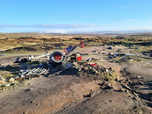 The Crashed Plane and Higher Shelf Stones 