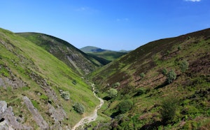 Long Mynd depuis Church Stretton