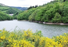 Lakes of the Soulages and La Rive dams