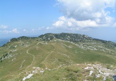 Crêt de la Neige and Le Reculet from Le Tiocan