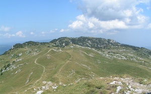 Crêt de la Neige and Le Reculet from Le Tiocan