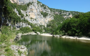 Gorges de l'Ardèche from Camping Mille Étoiles