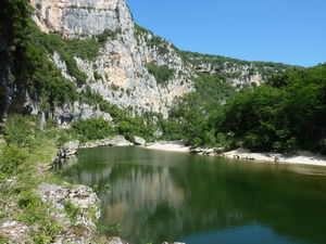 Gorges de l'Ardèche from Camping Mille Étoiles