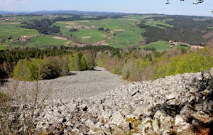 La coulée de lave de Bourrianne