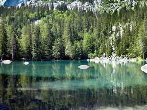 Sentier des Trois Gouilles et lac Vert