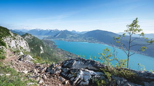 Mont Veyrier depuis le col du Pré Vernet