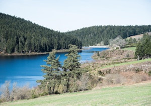 Retenue du barrage des Plats