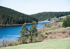 Retenue du barrage des Plats