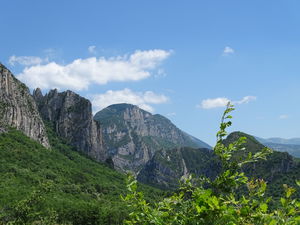 Trois Becs depuis l'auberge des Dauphins