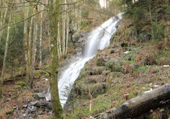 Cascade du Kletterbach from Lac du Ballon