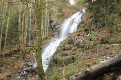 Cascade du Kletterbach from Lac du Ballon