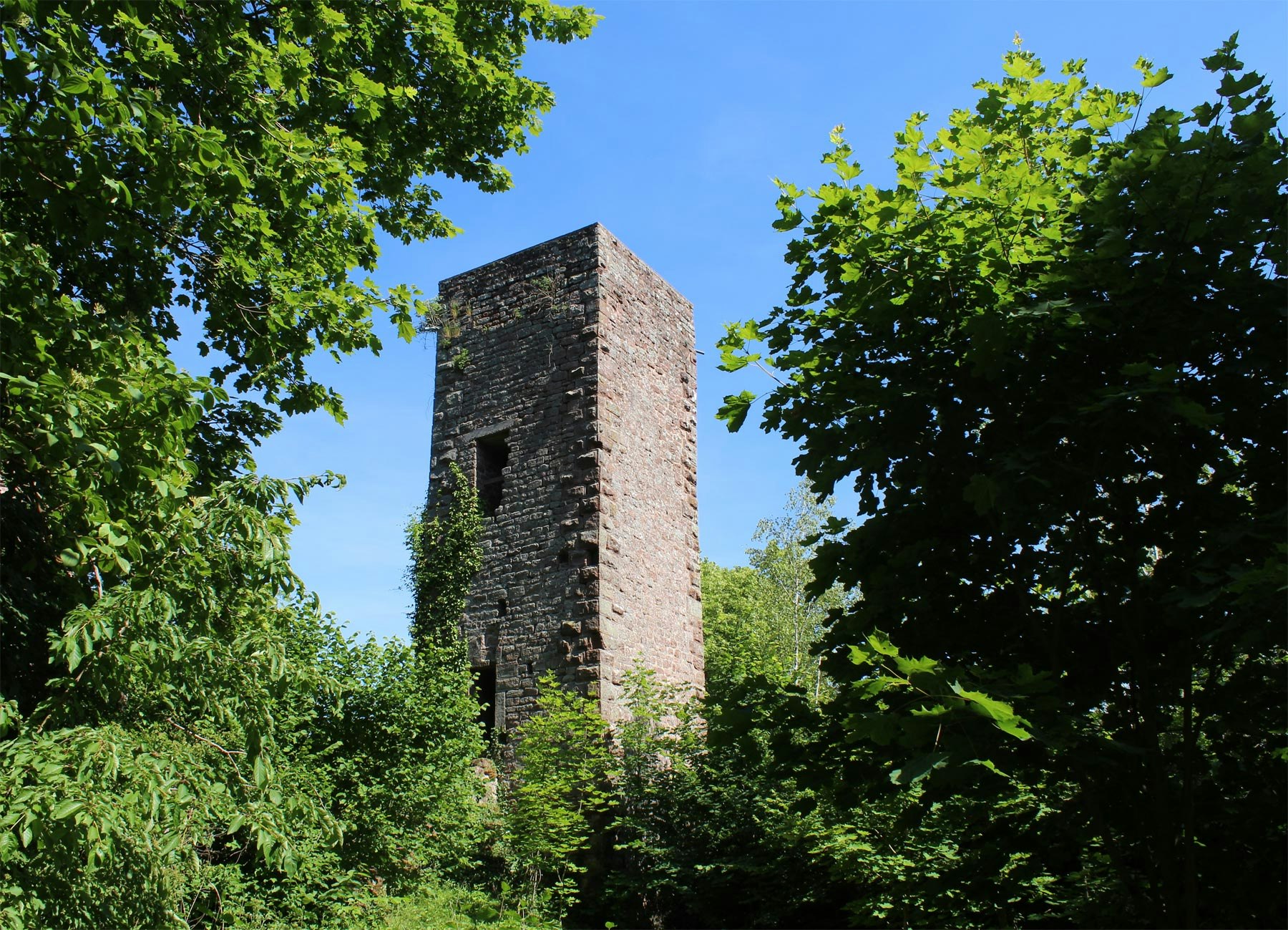 Château de Greifendstain et rocher de Breitkopf