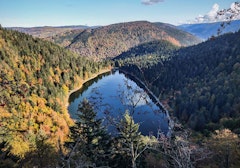 Panorama of Lac des Corbeaux