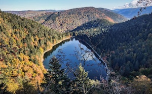 Panorama of Lac des Corbeaux