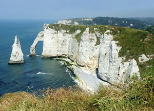 Étretat côté terre