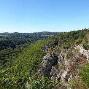 Sentier du granite à la Roche d'Oëtre