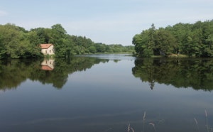 Étang du Cheix and Château de Bridiers