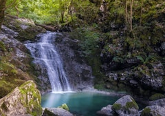 Source de la Bidouze and pic d'Etxekortea