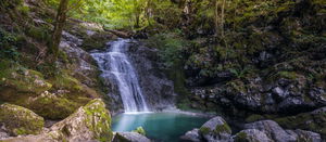 Source de la Bidouze et pic d'Etxekortea