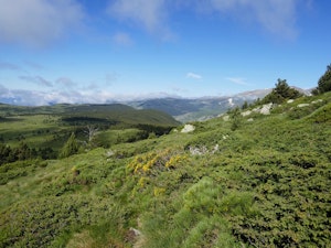 Étang de Pradeilles and Pic de la Calma