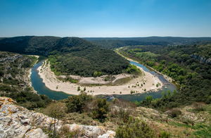 Gorges du Gardon depuis Sainte-Anastasie