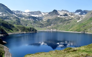 Lac Bleu de Lesponne from Chiroulet