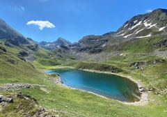 Lac Bleu de Lesponne from Super Barèges