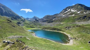 Lac Bleu de Lesponne depuis Super Barèges