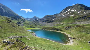 Lac Bleu de Lesponne depuis Super Barèges