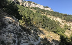 Cime de Baudon from Gorbio