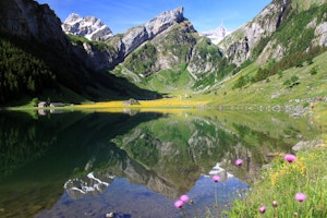Lac de Seealp depuis Wasserauen