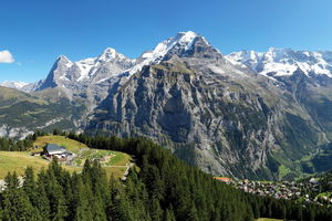 From Allmendhubel to Mürren via the North Face trail