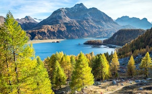 Heights of the Lake Sils from Sils
