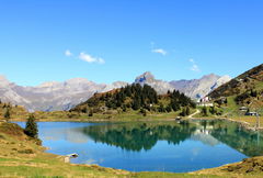 Lac Trübsee depuis Engelberg