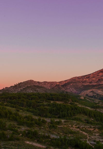 Calanques de Marseille vues du dessus