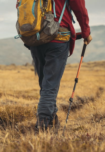 Lampe frontale et tente